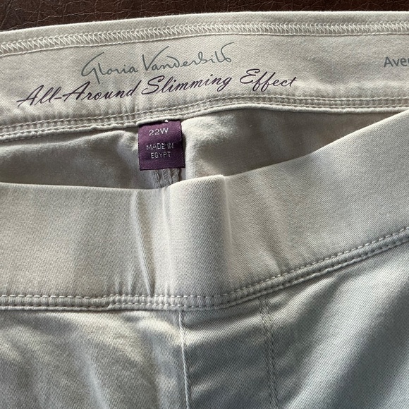 Gloria Vanderbilt 22W Jeans Mid-rise Capri Stretch Slimming Comfort Gift - Picture 7 of 15